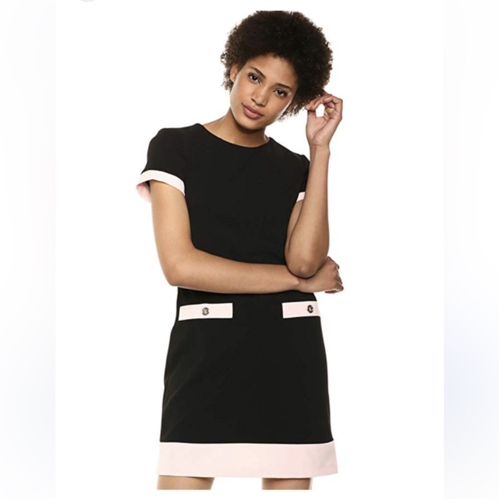 NWT Tommy Hilfiger Women's Classic Scuba Crepe Two Pocket Dress Size 8